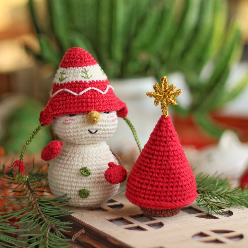 Naughty Snowman – Amigurumi Crochet Pattern (PDF) - Image 3