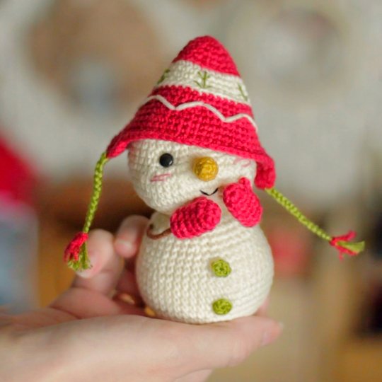 Frecher Schneemann – Amigurumi Häkelanleitung (PDF)