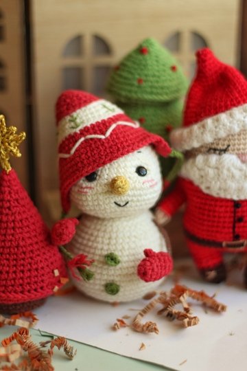 Frecher Schneemann – Amigurumi Häkelanleitung (PDF)
