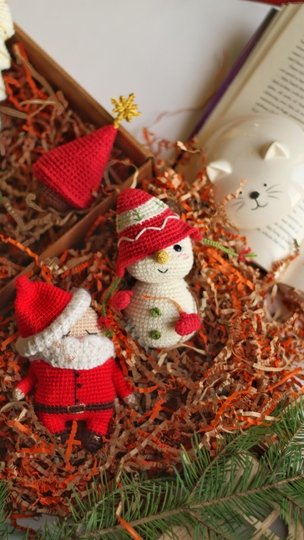 Naughty Snowman – Amigurumi Crochet Pattern (PDF)