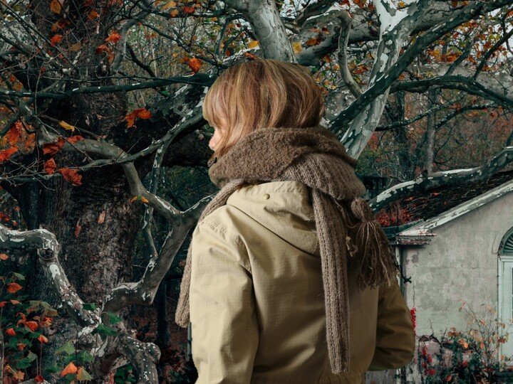 Hooded scarf Chilly Day No. 011