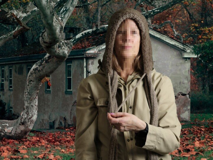 Hooded scarf Chilly Day No. 011