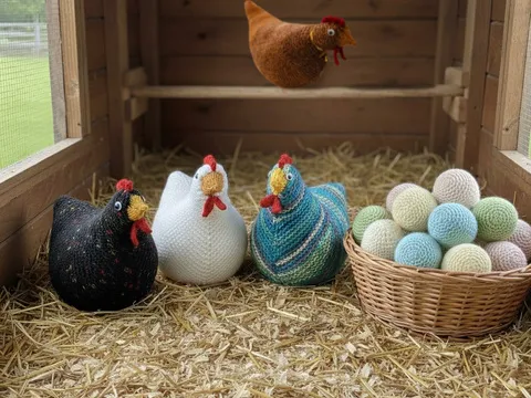 Strickanleitung Kuschelhuhn "Helga"