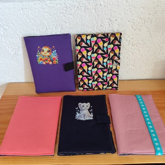 Schnittmuster und Anleitung für U-Heft-Hülle für Geschwister