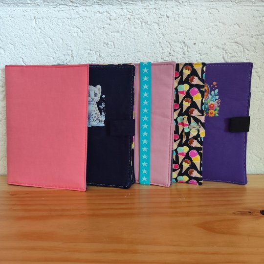 Schnittmuster und Anleitung für U-Heft-Hülle für Geschwister