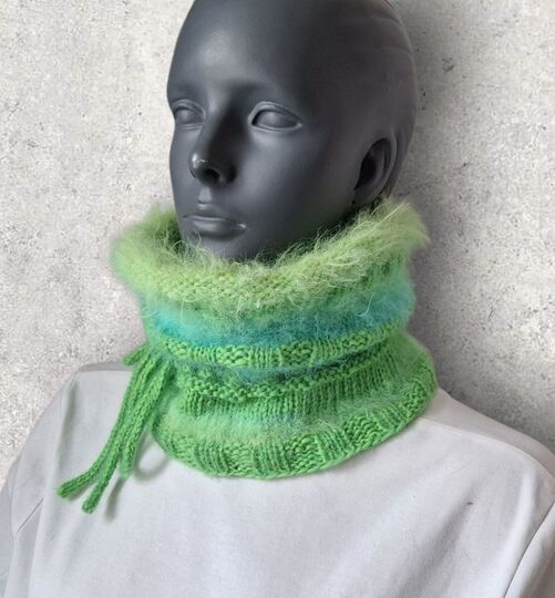 Strickanleitung Snood, Schlauchschal, kuschlig warm, anfängertauglich  #358