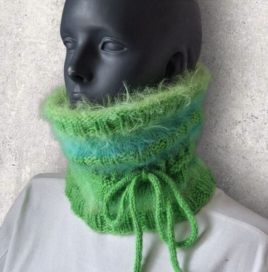 Strickanleitung Snood, Schlauchschal, kuschlig warm, anfängertauglich  #358