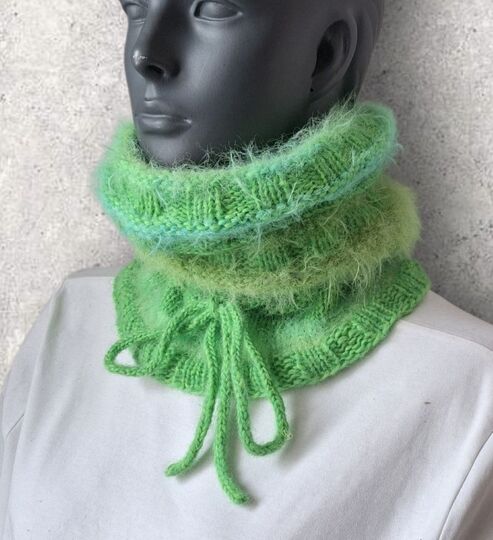 Strickanleitung Snood, Schlauchschal, kuschlig warm, anfängertauglich  #358