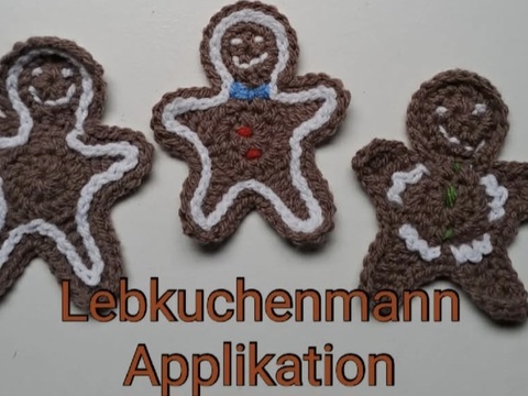 Lebkuchenmann Applikation