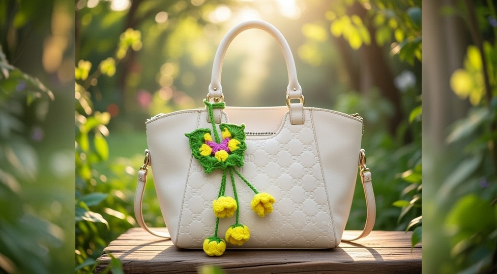 Butterfly & Flower Charm Bag Crochet Pattern – PDF + Video