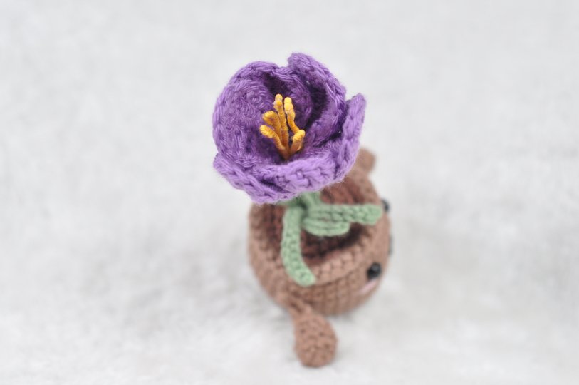 Häkelanleitung Support Plant - Frühlingsversion (4er Set)