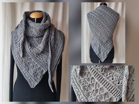 Häkelanleitung Asymmetrisches Tuch Sorella No 2