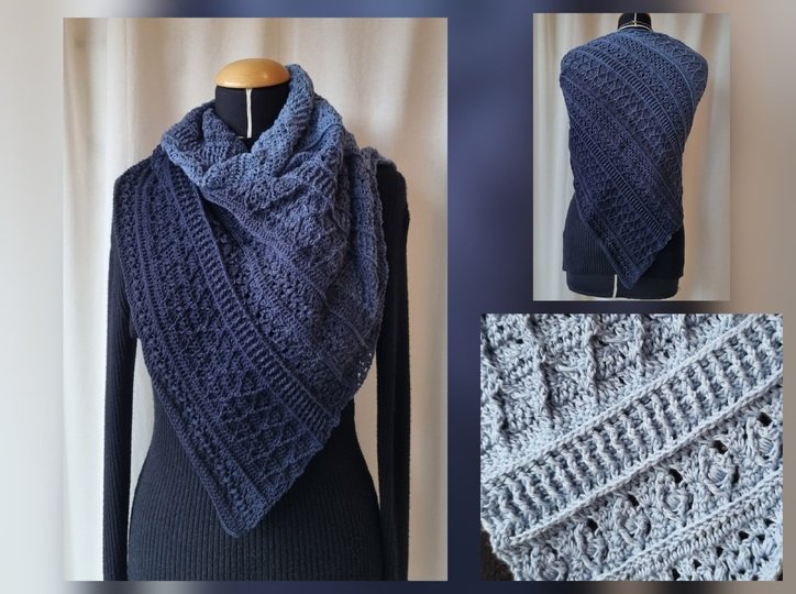 Häkelanleitung Asymmetrisches Tuch Sorella No 2