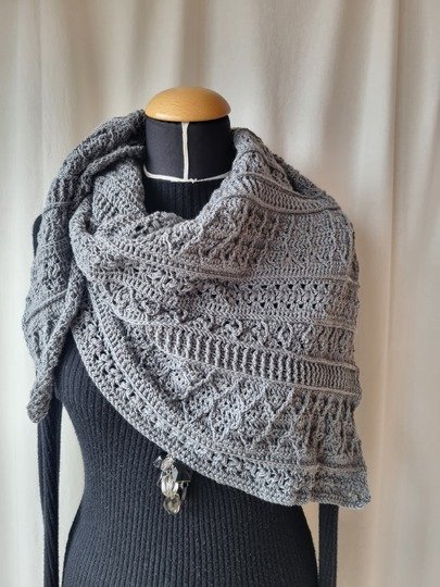 Häkelanleitung Asymmetrisches Tuch Sorella No 2