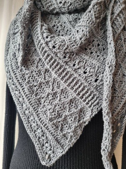 Häkelanleitung Asymmetrisches Tuch Sorella No 2