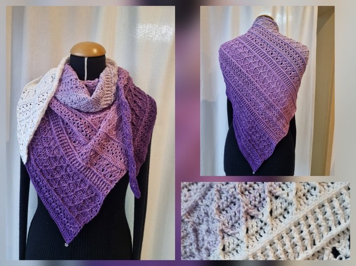 Häkelanleitung Asymmetrisches Tuch Sorella No 2