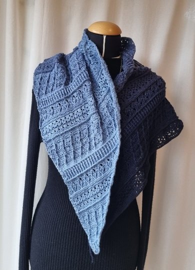 Häkelanleitung Asymmetrisches Tuch Sorella No 2