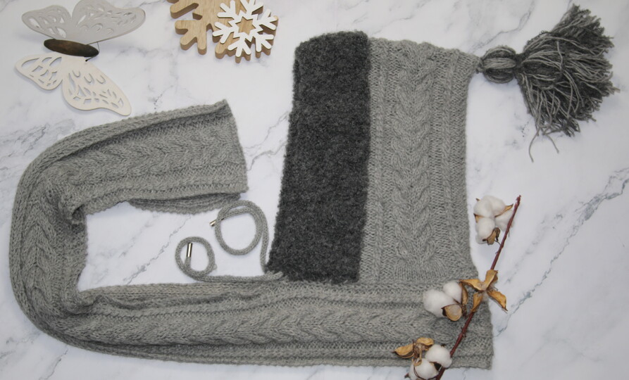 Hooded scarf The Outdoors No. 012