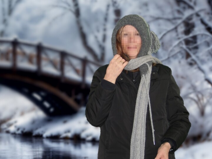 Hooded scarf The Outdoors No. 012