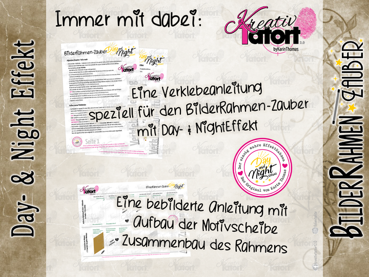 Plottdatei - BilderRahmen-Zauber (Day- & NightEffekt) - Mr. & Mrs.