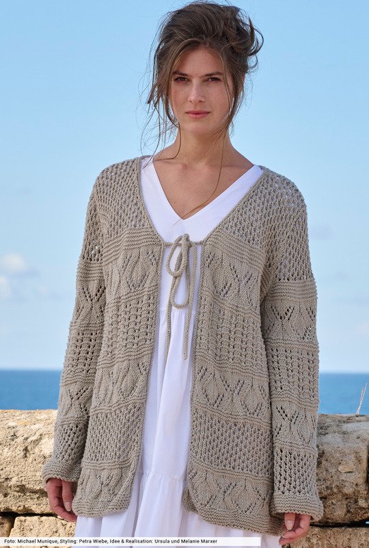 Jacke im Mustermix - Bild 5