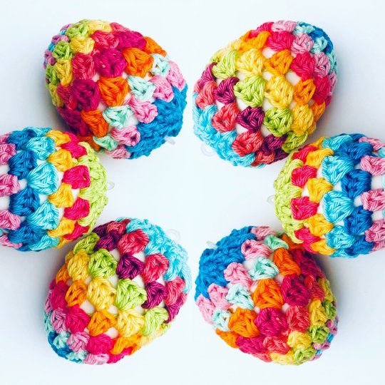 Crochet Pattern Boho Easter Eggs, Cute Decoration for Easter, 3 designs PDF