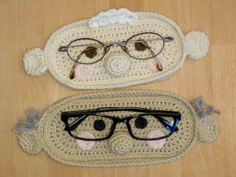 Häkelanleitung Brillenablage "Oma & Opa" Brillenschale