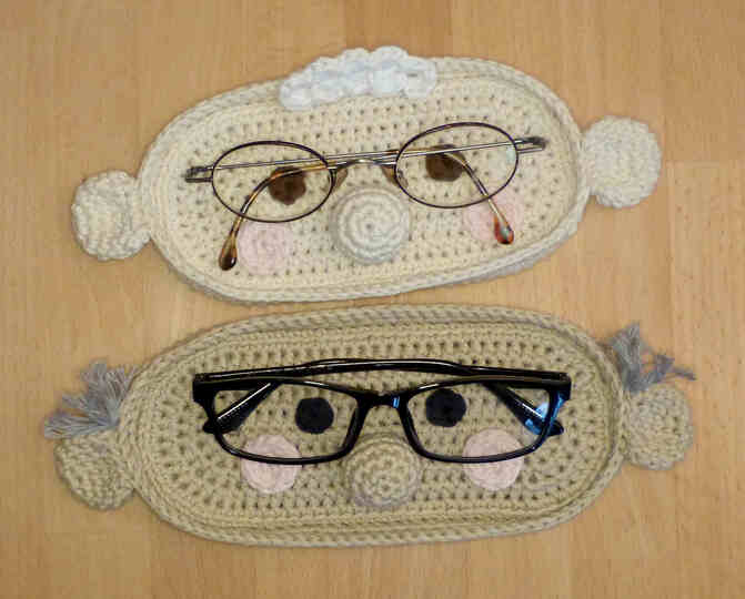 Häkelanleitung Brillenablage "Oma & Opa" Brillenschale