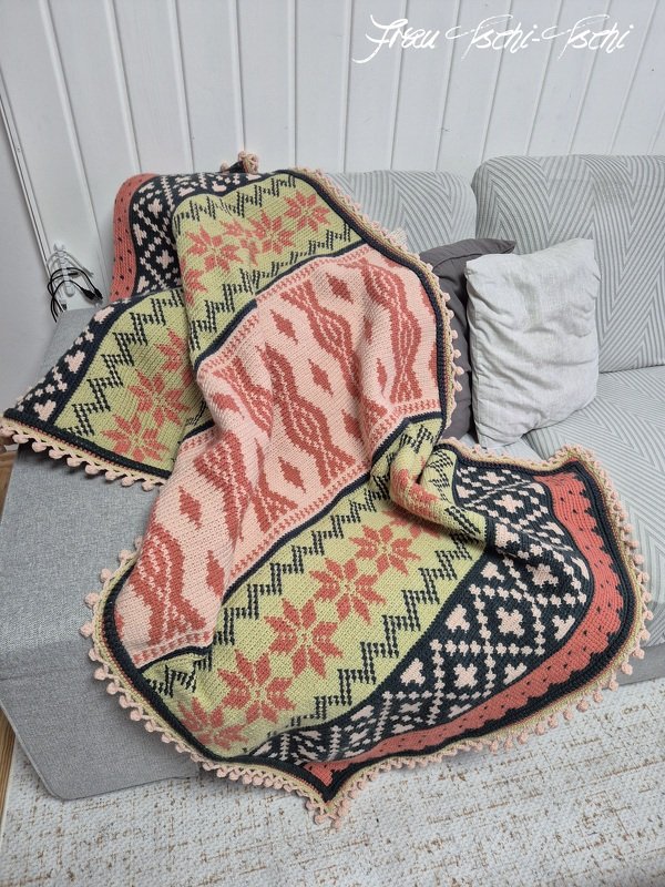 Häkelanleitung Mosaik - Decke Weihnachten - Mosaic - Bild 3