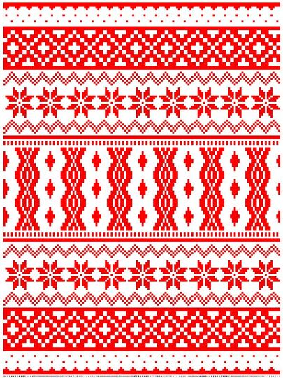 Häkelanleitung Mosaik - Decke Weihnachten - Mosaic