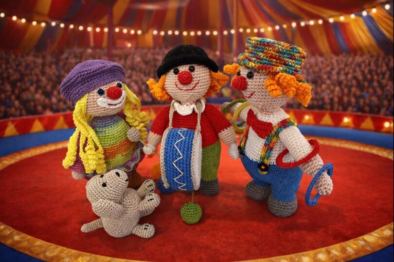 Häkelanleitung - Die Lustig-Family