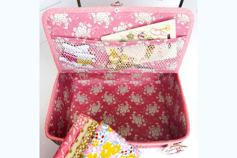 Nähbox & Teebox | PDF Schnittmuster Box | Organizer mit Einsatzkörben und U