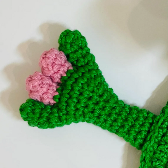 Häkelanleitung Frosch für Baby-Tischdekoration