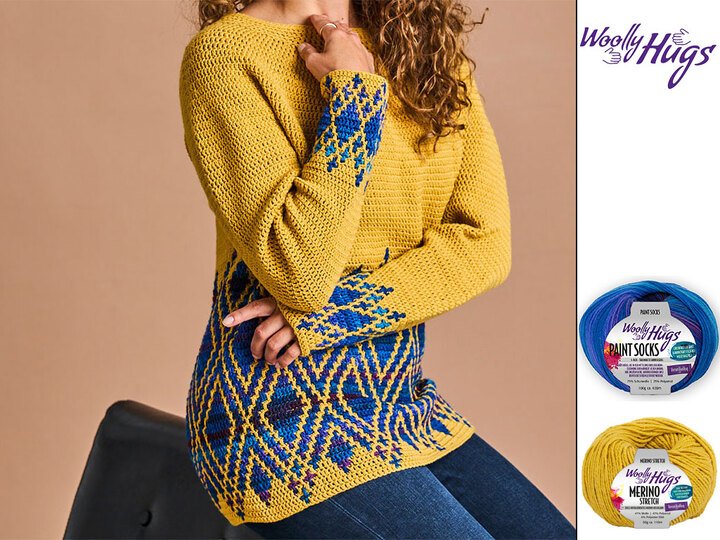 PULLI ELFRIEDE, gehäkelt