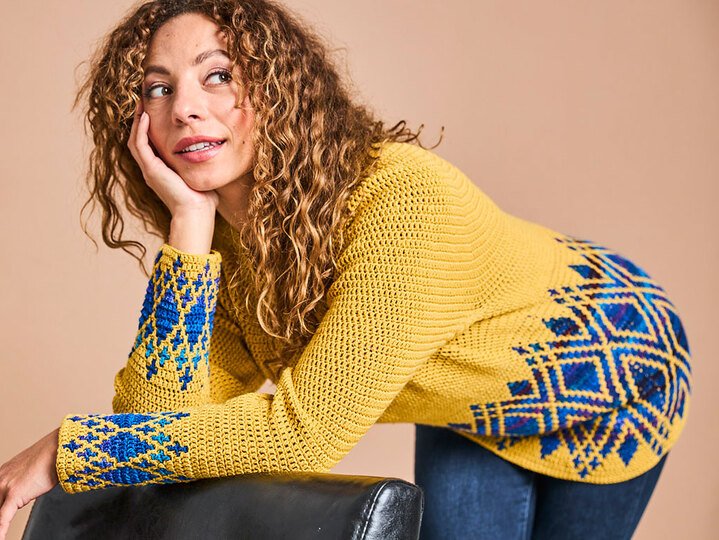 PULLI ELFRIEDE, gehäkelt