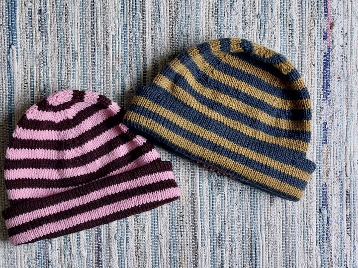 Versa hat, knitting pattern, baby - XL (men)