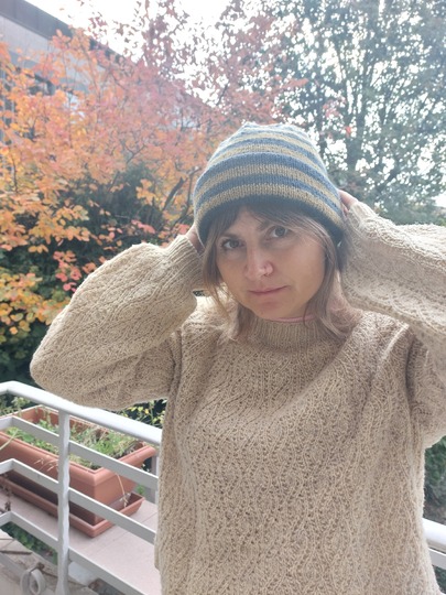 Versa hat, knitting pattern, baby - XL (men)