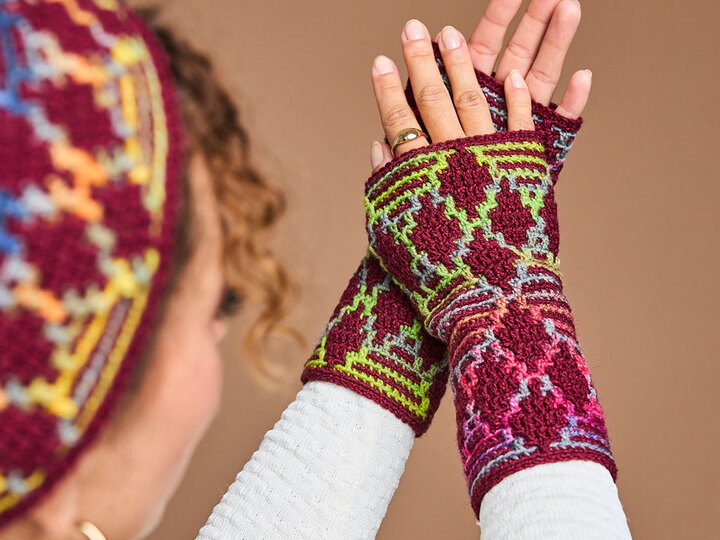 STIRNBAND UND STULPEN ELFI