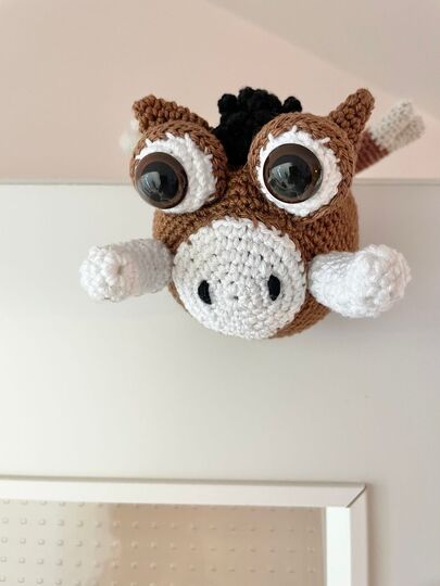 Häkelanleitung Wildschwein Türstopper