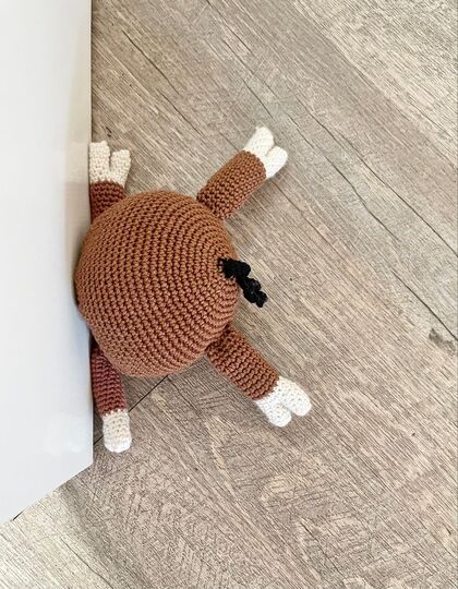 Häkelanleitung Wildschwein Türstopper