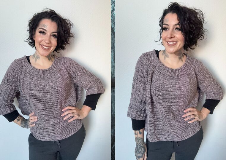 Häkelanleitung Pulli "SIMPLE FOREST"