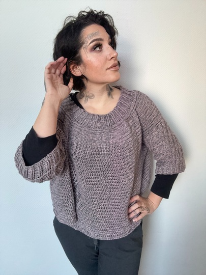 Häkelanleitung Pulli "SIMPLE FOREST"