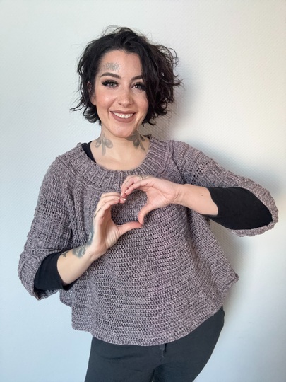 Häkelanleitung Pulli "SIMPLE FOREST"