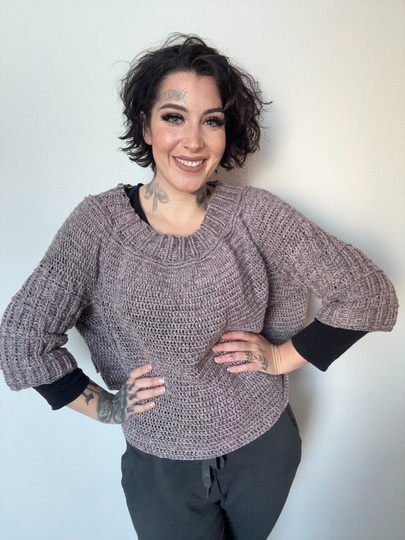 Häkelanleitung Pulli "SIMPLE FOREST"