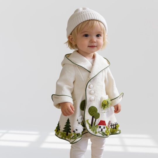 Schnittmuster Kinder Mantel Jensine "minni" Gr. 80-140