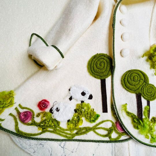 Schnittmuster Kinder Mantel Jensine "minni" Gr. 80-140