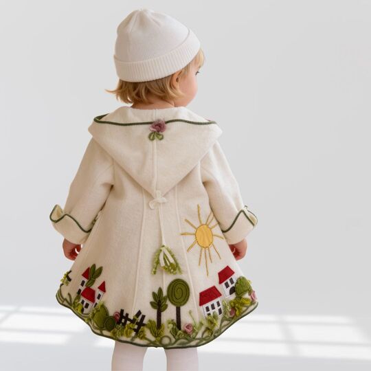 Schnittmuster Kinder Mantel Jensine "minni" Gr. 80-140