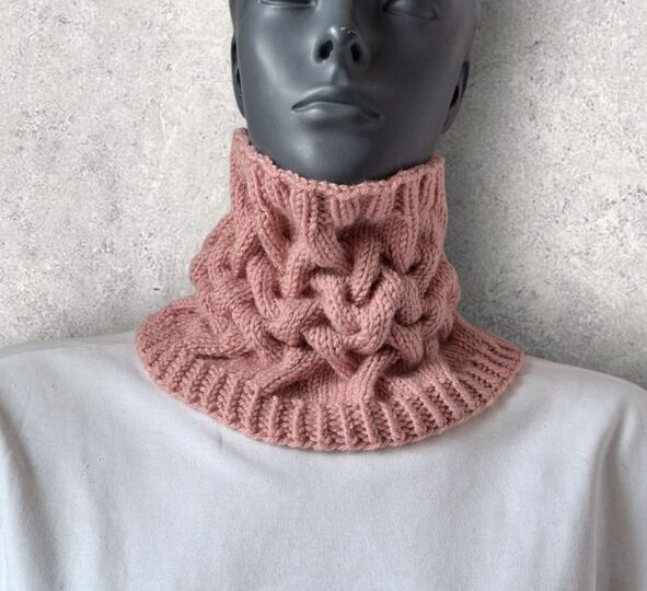 Strickanleitung Halssocke, Neckwarmer, Cowl   #359