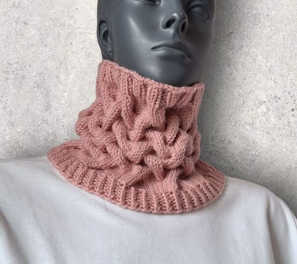 Strickanleitung Halssocke, Neckwarmer, Cowl   #359
