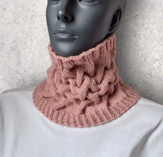 Strickanleitung Halssocke, Neckwarmer, Cowl   #359
